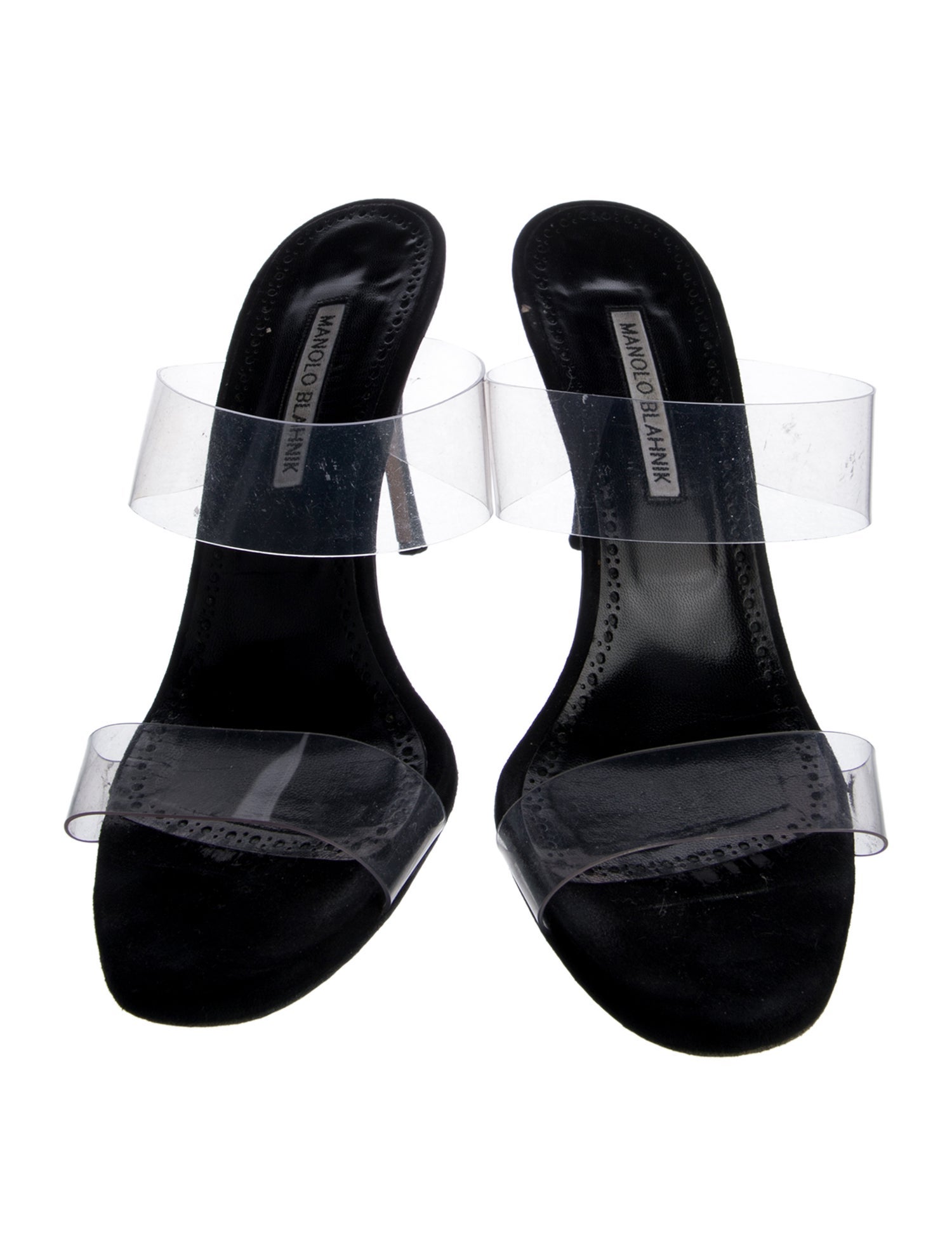 Manolo Blahnik PVC Slides
